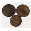 Image 2 : 3 VARIOUS OLD COPPER WORLD COINS