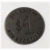 Image 1 : OLD STEEL "$1 ONE DOLLAR NON NEGOTIABLE" TOKEN