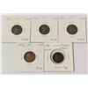 Image 2 : x5 OLD VARIOUS DATES & GRADES USA WHEAT CENTS