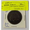 Image 1 : 1842 BANK OF MONTREAL 1 PENNY BANK TOKEN