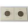 Image 2 : x2 OLD VARIOUS DATES USA INDIAN HEAD BUFFALO