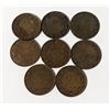 Image 1 : x8 VARIOUS DATES & GRADES CANADA LARGE 1c COINS