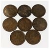Image 2 : x8 VARIOUS DATES & GRADES CANADA LARGE 1c COINS