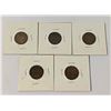 Image 1 : x5 OLD VARIOUS DATES & GRADES USA WHEAT CENTS