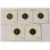Image 2 : x5 OLD VARIOUS DATES & GRADES USA WHEAT CENTS