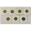 Image 1 : x7 OLD VARIOUS DATES USA INDIAN HEAD BUFFALO