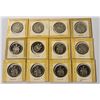 Image 1 : x12 VARIOUS GRADES OLD CANADA 50 CENTS COINS