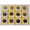 Image 2 : x12 VARIOUS GRADES OLD CANADA 50 CENTS COINS