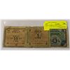 Image 1 : x3 VARIOUS WWII ALLIED OCCUPATION CURRENCY NOTES