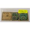Image 1 : x3 VARIOUS WWII ALLIED OCCUPATION CURRENCY NOTES