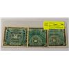 Image 1 : x3 VARIOUS WWII ALLIED OCCUPATION CURRENCY NOTES