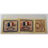 Image 2 : x3 VARIOUS WWII ALLIED OCCUPATION CURRENCY NOTES