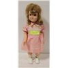 Image 1 : PORCELIN DOLL GOLDEN BROWN HAIR PINK & CREAM