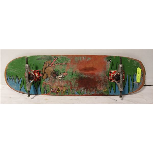 1990 FIRM SKATEBOARD WITH GRIND KING TRUCKS