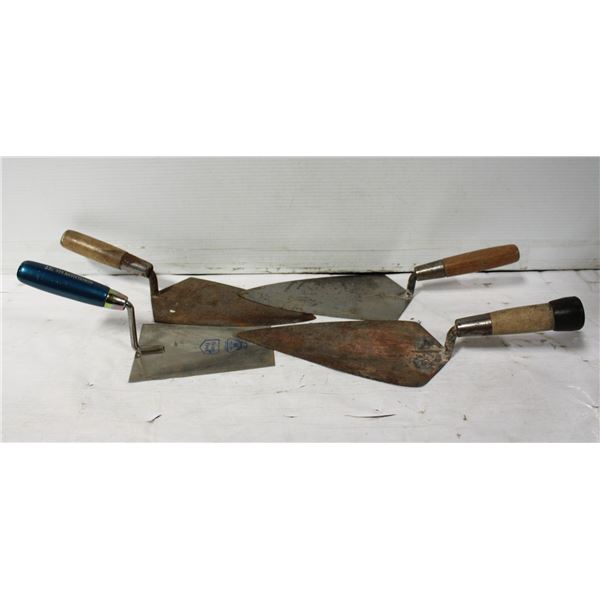 4 PCS VINTAGE RST BRICKLAYERS TROWEL