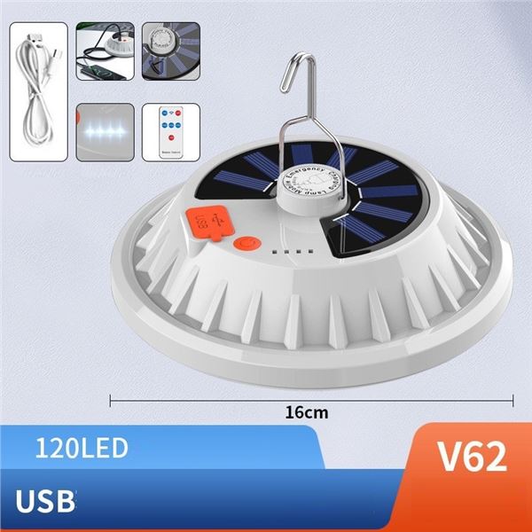 120 LED SOLAR HANGING LIGHT WITH REMOTE CONTROL