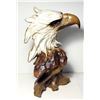 Image 3 : 2)  EAGLE HEAD STATUE, 10.5" TALL, 6" BASE.
