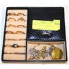 Image 1 : ESTATE RINGS & JEWELRY IN HOLDER CASE ALL
