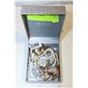 Image 1 : ESTATE JEWELRY IN BOX ALL TOGETHER-ESTATE