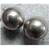 Image 1 : BZ2021-26C SILVER BALL EARRINGS