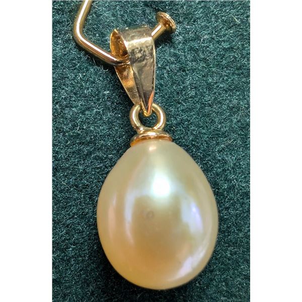 BZ2021-25C 14K FRESH WATER PEARL PENDANT