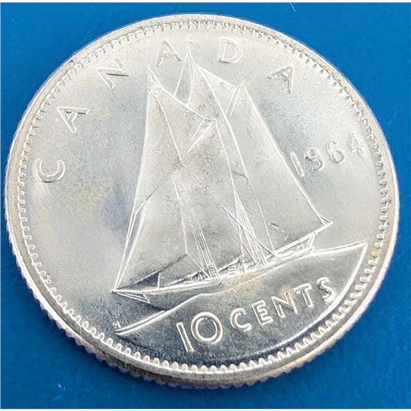 BZ2021-46C SILVER 2.4G CANADIAN 10CENT COIN