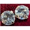 Image 1 : BZ2021-20C 14K WHITE SAPPHIRE 0.8CT EARRINGS