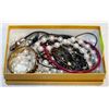Image 1 : ESTATE JEWELRY IN BOX ALL TOGETHER-ESTATE