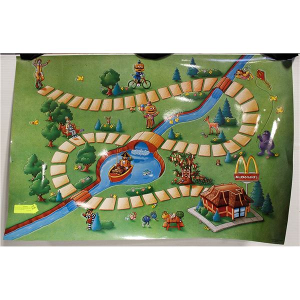 VINTAGE MCDONALD'S 1988 POSTER 23 X 34.5 INCHES