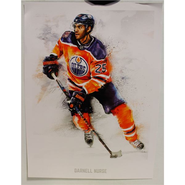 EXCLUSIVE OILERS SEASON TICKET HOLDER LITHOGRAPH