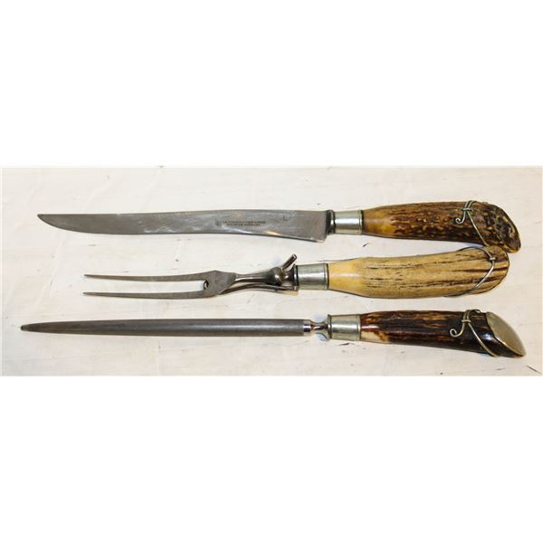 3PC (2MAN) J.A. HENCKELS TWIN WORKS - CARVING SET