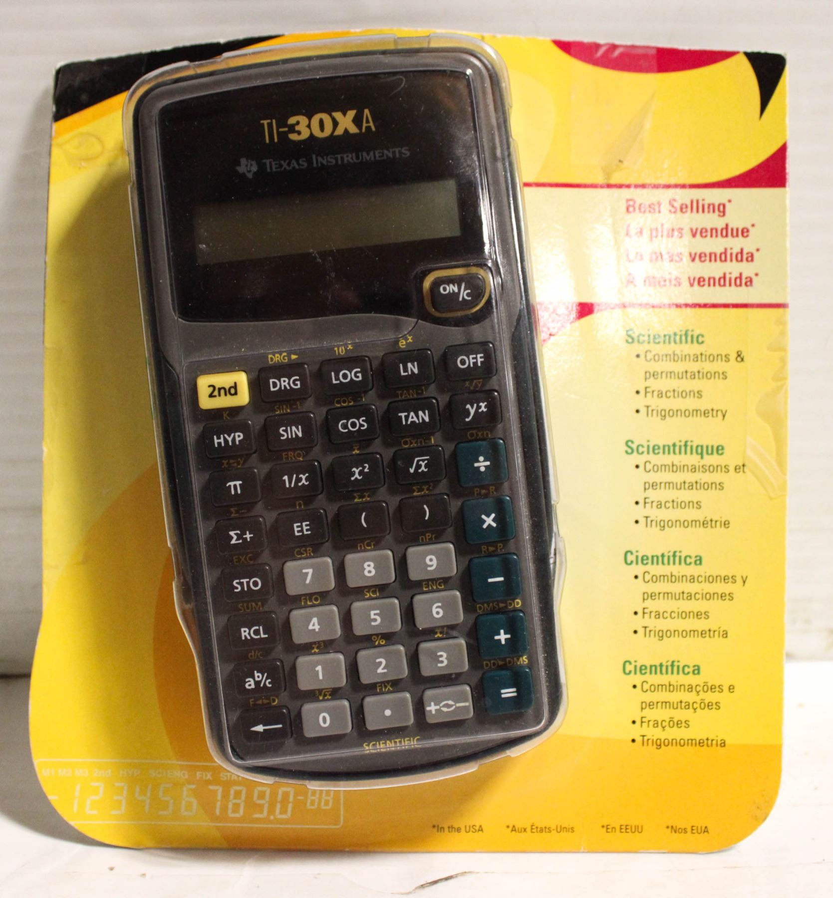 T1-30XA TEXAS INSTRUMENTS SCIENTIFIC CALCULATOR