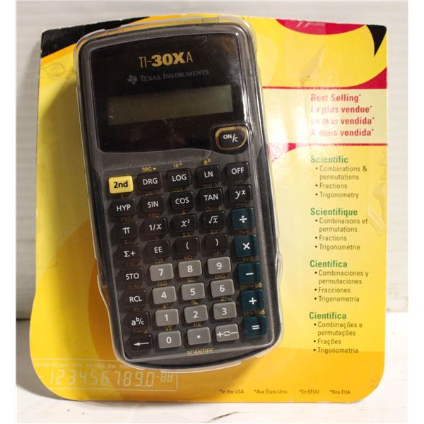 T1-30XA TEXAS INSTRUMENTS SCIENTIFIC CALCULATOR