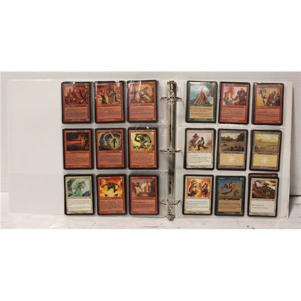 BINDER OF 100+ OLD MTG CARDS
