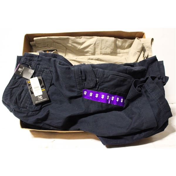 4 X SIZE 40 & 1X38 MENS SHORTS BC CLOTHING