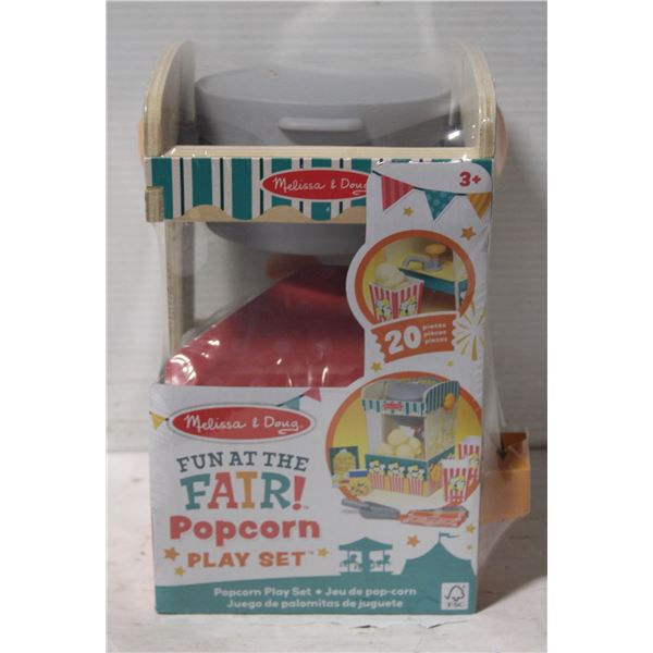 NEW MELISSA & DOUG POPCORN PLAYSET
