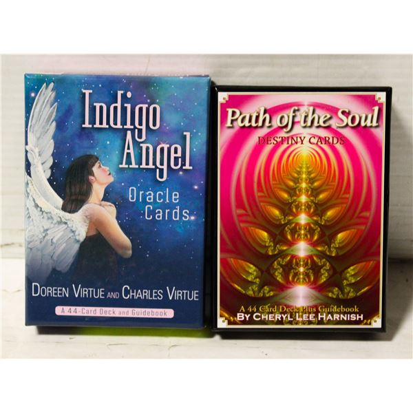 2 TAROT CARD SETS - INDIGO ANGEL & PATH OF THE