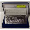Image 2 : 999 PURE SILVER $20 SILVER LEAF COIN CERTIFICATE W