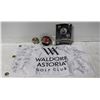 Image 1 : ESTATE WALDORF ASTORIA SIGNED GOLF MASTERS FLAG,
