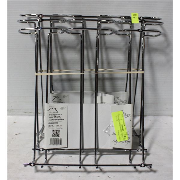 3 STEMWARE HOLDERS - NEW - ESTATE