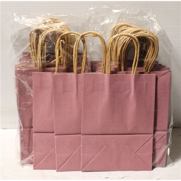 NEW PINK GIFT BAGS X 50