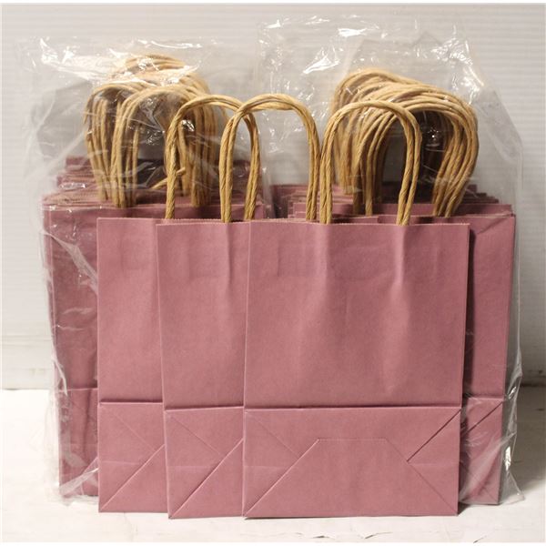 NEW PINK GIFT BAGS  X 49