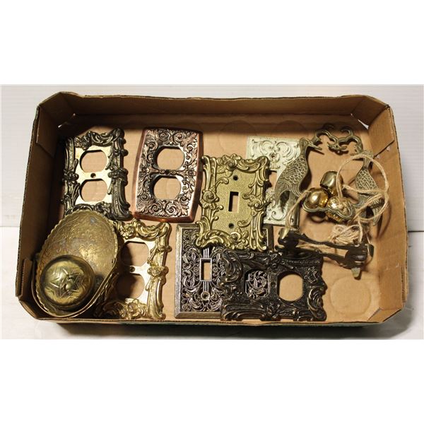 ESTATE BRASS BELLS & BRASS FACE PLATE