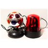 Image 1 : ESTATE VINTAGE RED SIREN & MULTI COLOR PARTY LIGHT
