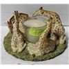 Image 1 : GIRAFFE CANDLE DECOR 7" DIAMETER