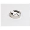 Image 1 : NEW SIZE 9 DESIGNED STAINLESS STEEL RING