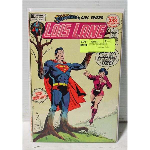 1971 LOIS LANE DC COMIC BOOK #112