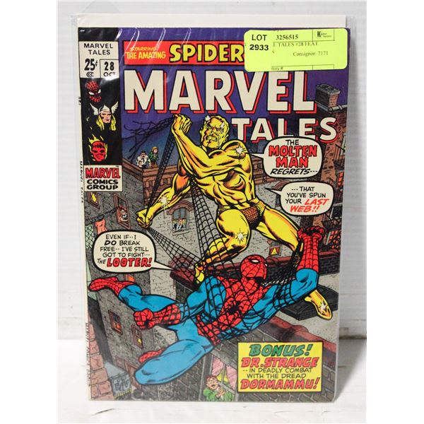 1970 MARVEL TALES #28 FEAT SPIDER-MAN