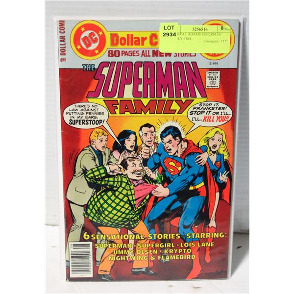 1977 NEAL ADAMS SUPERMAN FAMILY #184