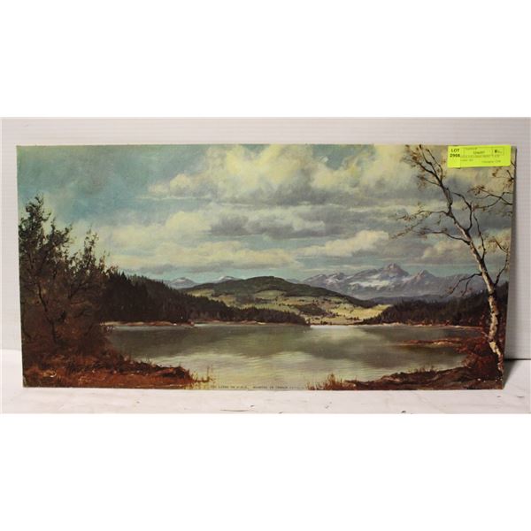 VINTAGE GELLMAN PRINT "LATE AUTUMN" BY